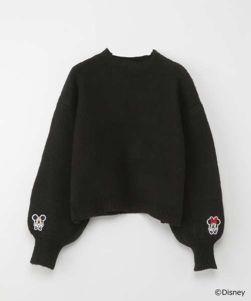 Heather（ヘザー）の「Disney/21AWニットプルオーバー　255762（ニット/セーター・レディース・ブラック/オフホワイト/ブラック系その他・FREE）」の3枚目の写真