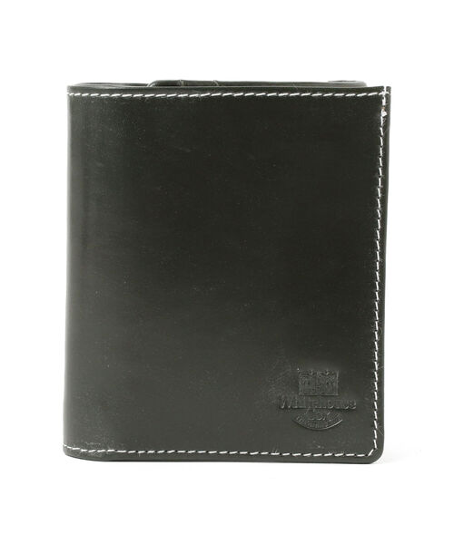 WHITE HOUSE COX(ホワイトハウスコックス)の「Whitehouse Cox / HOLIDAY LINE ブライドルレザー コンパクトウォレット(財布・メンズ・ブラック/ダークブラウン/グリーン系その他5・ONE SIZE)」の3枚目の写真