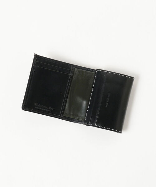 WHITE HOUSE COX(ホワイトハウスコックス)の「Whitehouse Cox / HOLIDAY LINE ブライドルレザー コンパクトウォレット(財布・メンズ・ブラック/ダークブラウン/グリーン系その他5・ONE SIZE)」の6枚目の写真