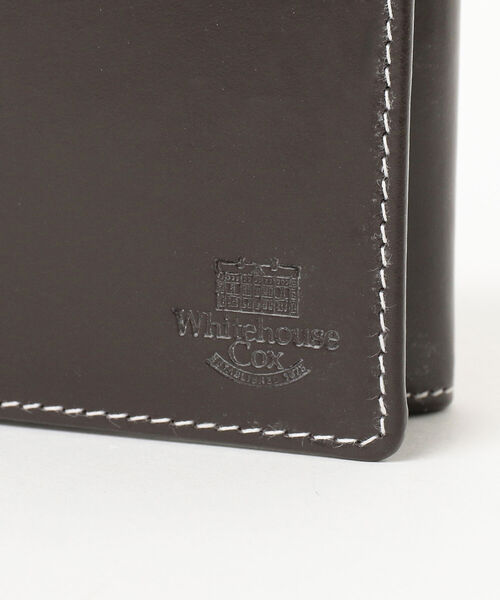 WHITE HOUSE COX(ホワイトハウスコックス)の「Whitehouse Cox / HOLIDAY LINE ブライドルレザー コンパクトウォレット(財布・メンズ・ブラック/ダークブラウン/グリーン系その他5・ONE SIZE)」の7枚目の写真