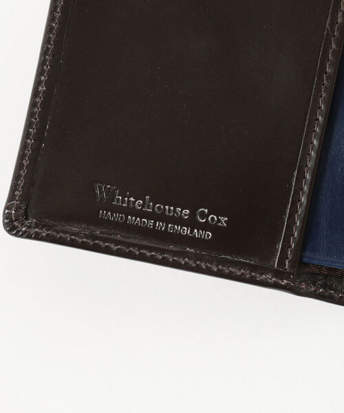 WHITE HOUSE COX(ホワイトハウスコックス)の「Whitehouse Cox / HOLIDAY LINE ブライドルレザー コンパクトウォレット(財布・メンズ・ブラック/ダークブラウン/グリーン系その他5・ONE SIZE)」の11枚目の写真