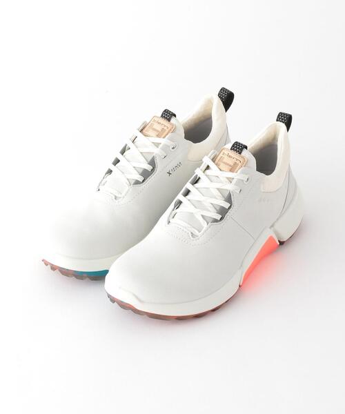 ECCO(エコー)の「<ECCO > ウィメンズ ハイブリッド スパイクレス ゴルフシューズ(その他シューズ・レディース・ホワイト/ピンク・23.5cm/24cm/24.5cm/23cm/38)」の3枚目の写真
