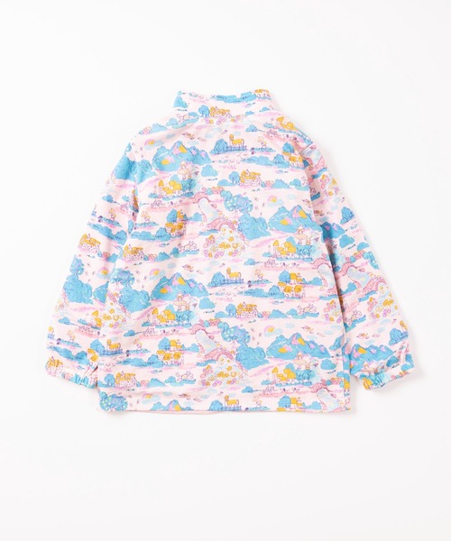 KP（ケーピー）の「タフタとmimiちゃんお散歩プリントのリバーシブルウィンドブレーカー(100-130cm)（ナイロンジャケット・キッズ・ミント/ブルー/ピンク・120cm/130cm/110cm/100cm）」の16枚目の写真