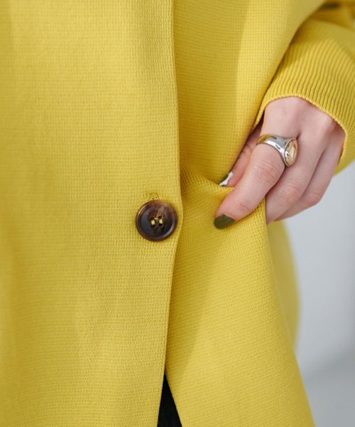 DISCOAT（ディスコート）の「【前後2WAY】スポンディッシュカーディガン（カーディガン/ボレロ・レディース・アイボリー/ブラック/バイオレット/イエロー・FREE）」の13枚目の写真