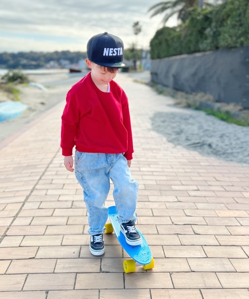 NESTA BRAND(ネスタブランド)の「【ユニセックス】NESTA KIDS(ネスタキッズ) / ロゴ刺繍キャップ(キャップ・キッズ・ブラック/ブラック系その他/ブルー/ブラック系その他2/レッド/グリーン系カモフラージュ・FREE)」の10枚目の写真