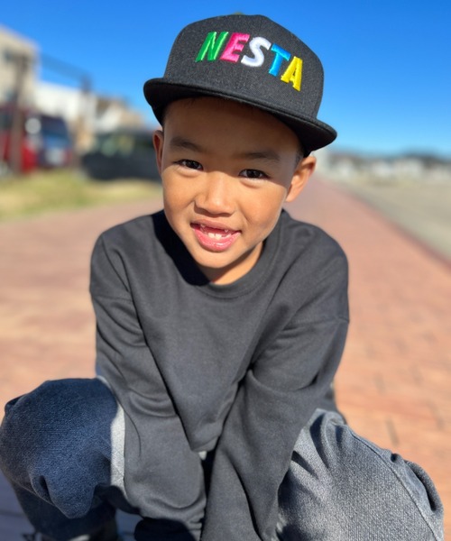 NESTA BRAND(ネスタブランド)の「【ユニセックス】NESTA KIDS(ネスタキッズ) / ロゴ刺繍キャップ(キャップ・キッズ・ブラック/ブラック系その他/ブルー/ブラック系その他2/レッド/グリーン系カモフラージュ・FREE)」の20枚目の写真