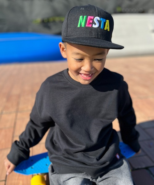 NESTA BRAND(ネスタブランド)の「【ユニセックス】NESTA KIDS(ネスタキッズ) / ロゴ刺繍キャップ(キャップ・キッズ・ブラック/ブラック系その他/ブルー/ブラック系その他2/レッド/グリーン系カモフラージュ・FREE)」の21枚目の写真