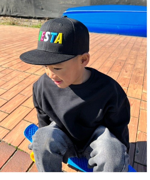NESTA BRAND(ネスタブランド)の「【ユニセックス】NESTA KIDS(ネスタキッズ) / ロゴ刺繍キャップ(キャップ・キッズ・ブラック/ブラック系その他/ブルー/ブラック系その他2/レッド/グリーン系カモフラージュ・FREE)」の19枚目の写真