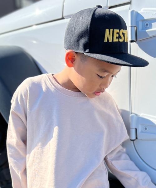 NESTA BRAND(ネスタブランド)の「【ユニセックス】NESTA KIDS(ネスタキッズ) / ロゴ刺繍キャップ(キャップ・キッズ・ブラック/ブラック系その他/ブルー/ブラック系その他2/レッド/グリーン系カモフラージュ・FREE)」の15枚目の写真
