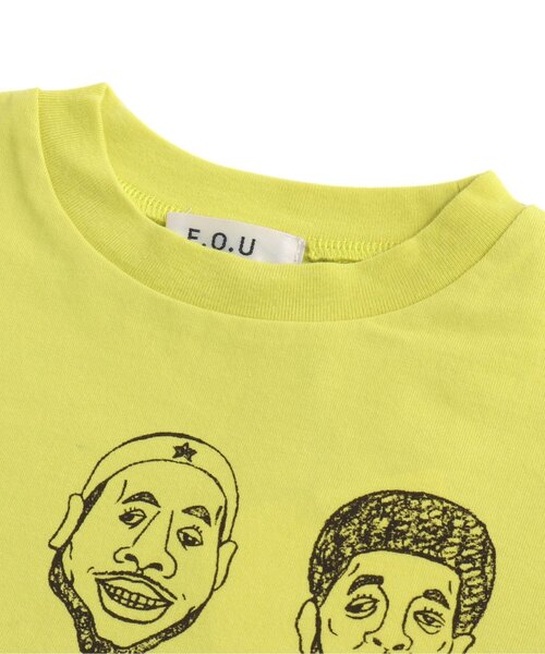 F.O.U(エフオーユー)の「バスケット選手プリントTシャツ(Tシャツ/カットソー・キッズ・ネイビー/ピンク/ライム/キナリ・100/110/120/130/140/150/160)」の9枚目の写真