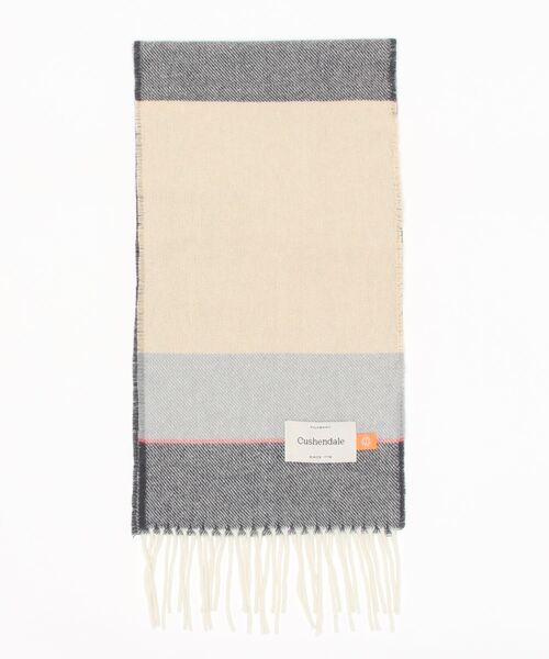 cushendale（カシュヘンデール）の「【CUSHENDALE / カシュヘンデール】 BAHANA SCARF マフラー（マフラー・メンズ・パープル/カーキ/ブルー・FREE）」の6枚目の写真