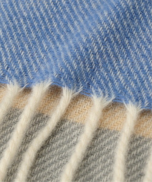 cushendale（カシュヘンデール）の「【CUSHENDALE / カシュヘンデール】 BAHANA SCARF マフラー（マフラー・メンズ・パープル/カーキ/ブルー・FREE）」の12枚目の写真
