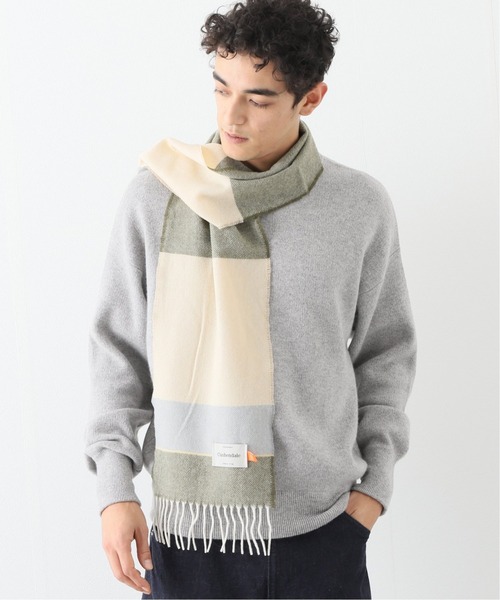 cushendale（カシュヘンデール）の「【CUSHENDALE / カシュヘンデール】 BAHANA SCARF マフラー（マフラー・メンズ・パープル/カーキ/ブルー・FREE）」の4枚目の写真
