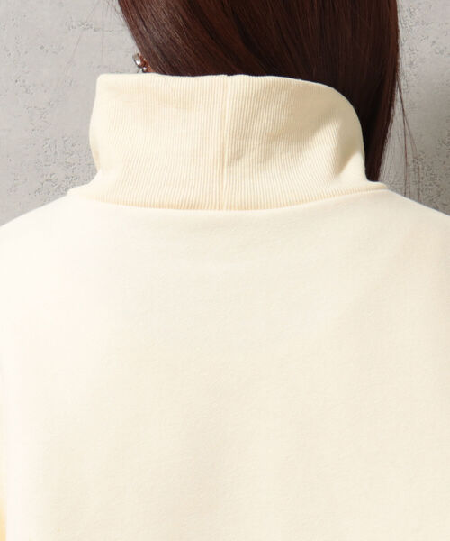 fredy repit(フレディレピ)の「裏起毛タートルスウェット(スウェット・レディース・ライトグレー/アイボリー/マスタード・38)」の22枚目の写真