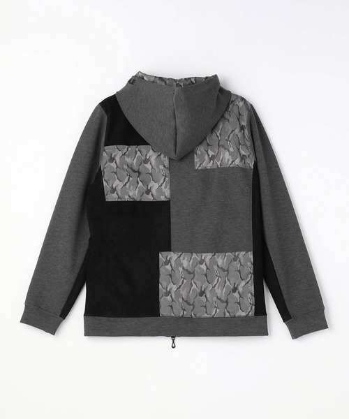 HIDEAWAYS NICOLE（ハイダウェイニコル）の「ブロッキングフルジップパーカ（パーカー・メンズ・グレー系その他/グレー系その他2/ホワイト系その他・MEDIUM/X-LARGE/LARGE）」の13枚目の写真