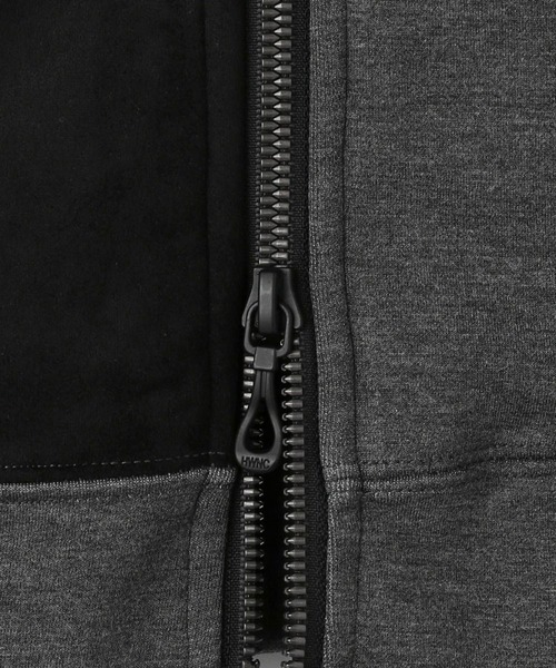 HIDEAWAYS NICOLE（ハイダウェイニコル）の「ブロッキングフルジップパーカ（パーカー・メンズ・グレー系その他/グレー系その他2/ホワイト系その他・MEDIUM/X-LARGE/LARGE）」の5枚目の写真
