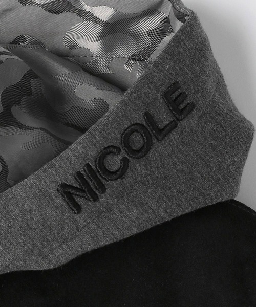 HIDEAWAYS NICOLE（ハイダウェイニコル）の「ブロッキングフルジップパーカ（パーカー・メンズ・グレー系その他/グレー系その他2/ホワイト系その他・MEDIUM/X-LARGE/LARGE）」の9枚目の写真