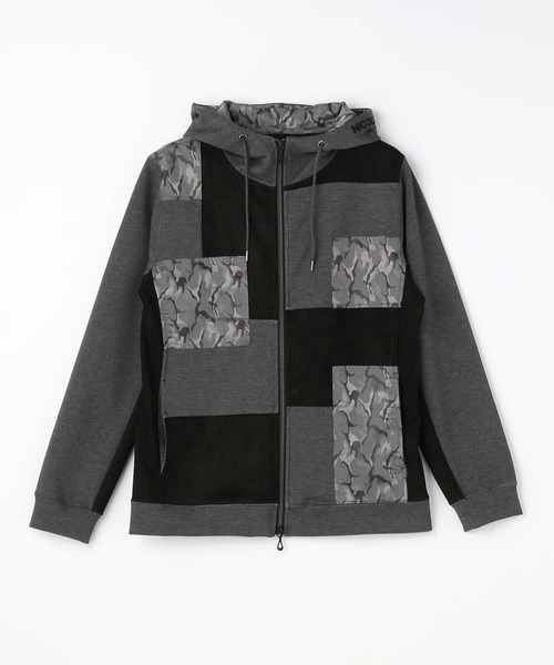 HIDEAWAYS NICOLE（ハイダウェイニコル）の「ブロッキングフルジップパーカ（パーカー・メンズ・グレー系その他/グレー系その他2/ホワイト系その他・MEDIUM/X-LARGE/LARGE）」の21枚目の写真