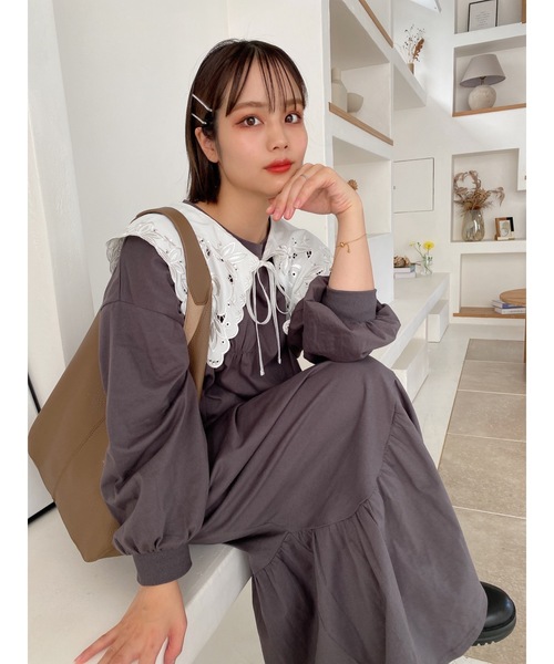 JUMELLE（ジュメロ）の「トライアングルトートバッグ（トートバッグ・レディース・ブラウン/ベージュ・FREE）」の3枚目の写真