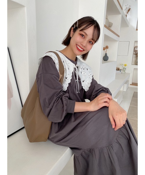 JUMELLE（ジュメロ）の「トライアングルトートバッグ（トートバッグ・レディース・ブラウン/ベージュ・FREE）」の4枚目の写真