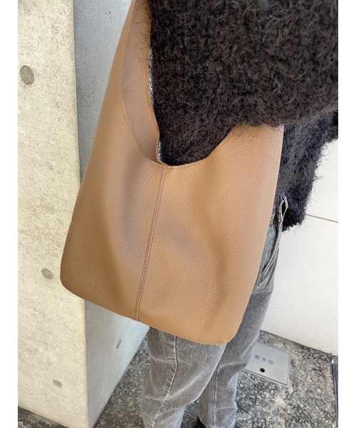 JUMELLE（ジュメロ）の「トライアングルトートバッグ（トートバッグ・レディース・ブラウン/ベージュ・FREE）」の18枚目の写真