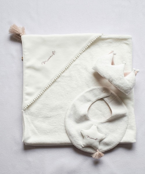 mocmof（モクモフ）の「ケーキ型ギフトセット（ベビーギフト・キッズ・ブルー/ピンク・ﾌﾘ-）」の2枚目の写真