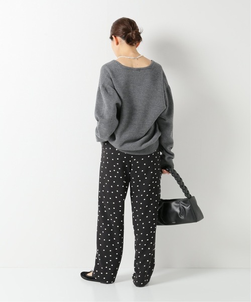 IENA（イエナ）の「ウールVネックプルオーバー◆（ニット/セーター・レディース・ライトグレー/イエロー/グレー・FREE）」の12枚目の写真