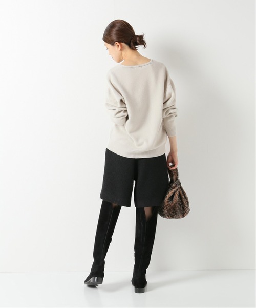 IENA（イエナ）の「ウールVネックプルオーバー◆（ニット/セーター・レディース・ライトグレー/イエロー/グレー・FREE）」の17枚目の写真