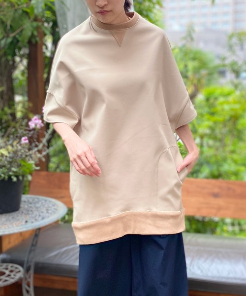 【セール】ダンボールコクーンプルオーバー（Tシャツ/カットソー）｜AVIE（アビィ）