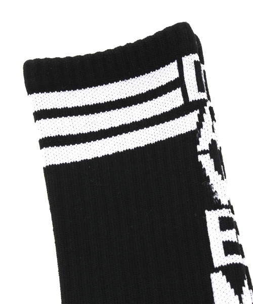 BEAMS(ビームス)の「C.E / CAVEMPT SOCKS(ソックス/靴下・メンズ・ホワイト/ブラック・LARGE)」の3枚目の写真