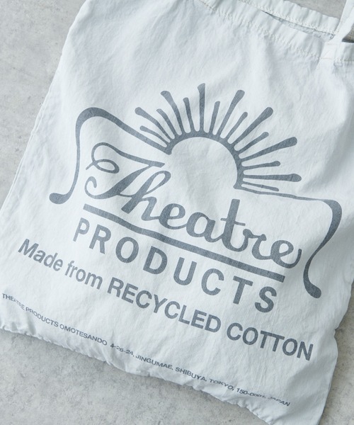 THEATRE PRODUCTS（シアタープロダクツ）の「【THEATRE PRODUCTS】RECYCLE COTTON GARMENT DYE TOTE（トートバッグ・レディース・ベージュ/グリーン/イエロー/ライトグレー/キャメル/ブルー・FREE）」の10枚目の写真