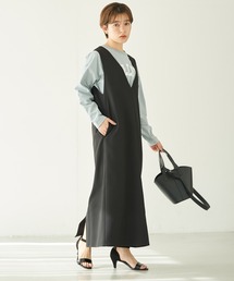 earth music&ecology | Ｉラインジャンパースカート*(ジャンパースカート)