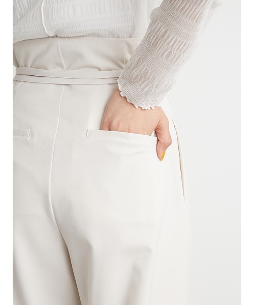 LILY BROWN(リリーブラウン)の「ハイウエストラインパンツ(その他パンツ・レディース・ホワイト/ベージュ/ブルー・1/0)」の12枚目の写真