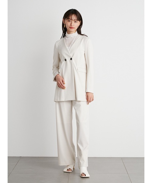 美品 LILYBROWN リリーブラウン ハイウエストラインパンツ ベージュ 柄 LILY BROWN（リリーブラウン）の「ハイウエストラインパンツ