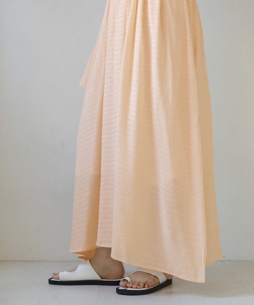 Bab（バブ）の「インナー付きレイヤードエアリーワンピース（ワンピース・レディース・アイボリー/ラベンダー/ピンクベージュ・M）」の20枚目の写真