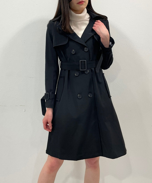 titty＆Co. PETIT（ティティアンドコープティ）の「【titty&Co.PETIT】スタンダードトレンチコート（トレンチコート・レディース・ベージュ/ブラック・SMALL/MEDIUM）」の14枚目の写真