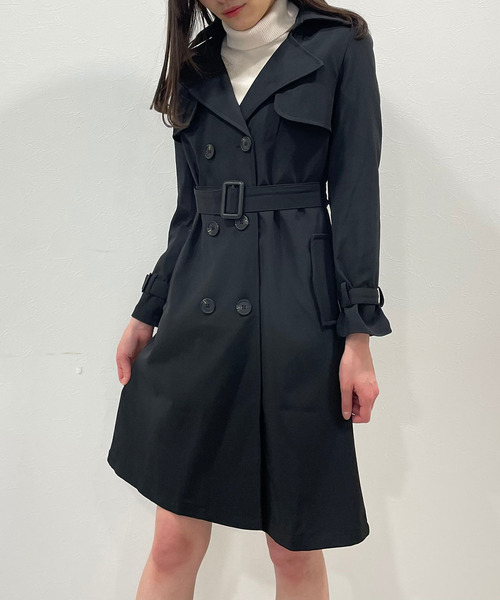 titty＆Co. PETIT（ティティアンドコープティ）の「【titty&Co.PETIT】スタンダードトレンチコート（トレンチコート・レディース・ベージュ/ブラック・SMALL/MEDIUM）」の16枚目の写真