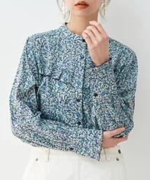 le.coeur blanc | リバティ フリルブラウス(シャツ/ブラウス)