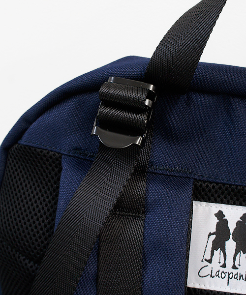 CIAOPANIC（チャオパニック）の「【Ciaopanic】NYLON 2Pocket DAYPACK（バックパック/リュック・メンズ・ブラック/オリーブ/ネイビー・FREE）」の5枚目の写真