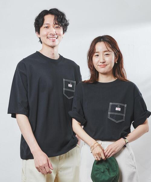 SMITH'S(スミス)の「SMITH'S(スミス)別注ポケットTシャツ(Tシャツ/カットソー・メンズ・コバルトブルー/ホワイト/グレー/ブラック・MEDIUM/LARGE/X-LARGE/SMALL)」の2枚目の写真