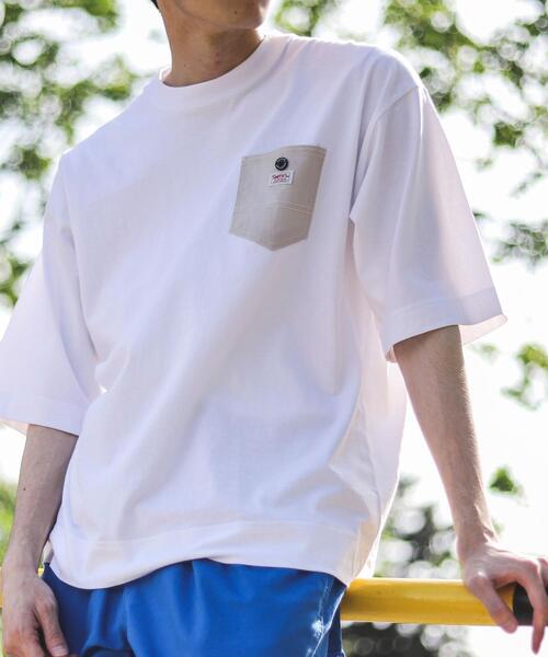 SMITH'S(スミス)の「SMITH'S(スミス)別注ポケットTシャツ(Tシャツ/カットソー・メンズ・コバルトブルー/ホワイト/グレー/ブラック・MEDIUM/LARGE/X-LARGE/SMALL)」の18枚目の写真