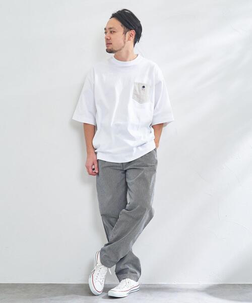 SMITH'S(スミス)の「SMITH'S(スミス)別注ポケットTシャツ(Tシャツ/カットソー・メンズ・コバルトブルー/ホワイト/グレー/ブラック・MEDIUM/LARGE/X-LARGE/SMALL)」の21枚目の写真