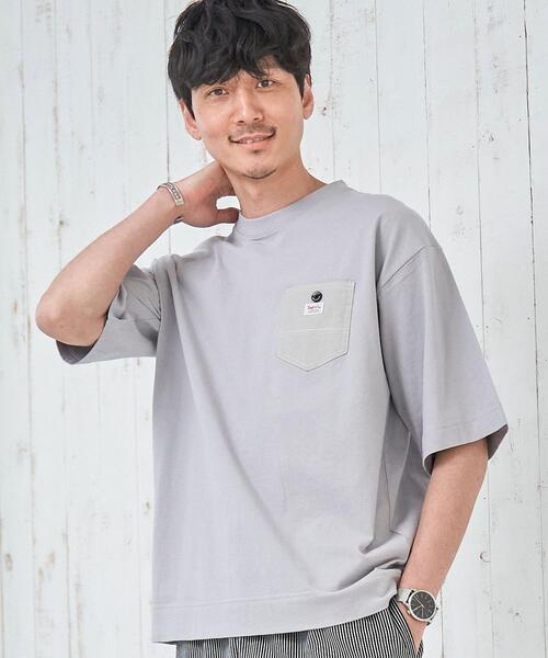 SMITH'S(スミス)の「SMITH'S(スミス)別注ポケットTシャツ(Tシャツ/カットソー・メンズ・コバルトブルー/ホワイト/グレー/ブラック・MEDIUM/LARGE/X-LARGE/SMALL)」の16枚目の写真