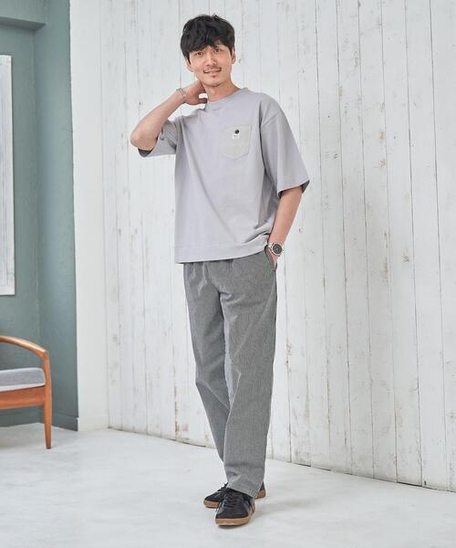 SMITH'S(スミス)の「SMITH'S(スミス)別注ポケットTシャツ(Tシャツ/カットソー・メンズ・コバルトブルー/ホワイト/グレー/ブラック・MEDIUM/LARGE/X-LARGE/SMALL)」の17枚目の写真