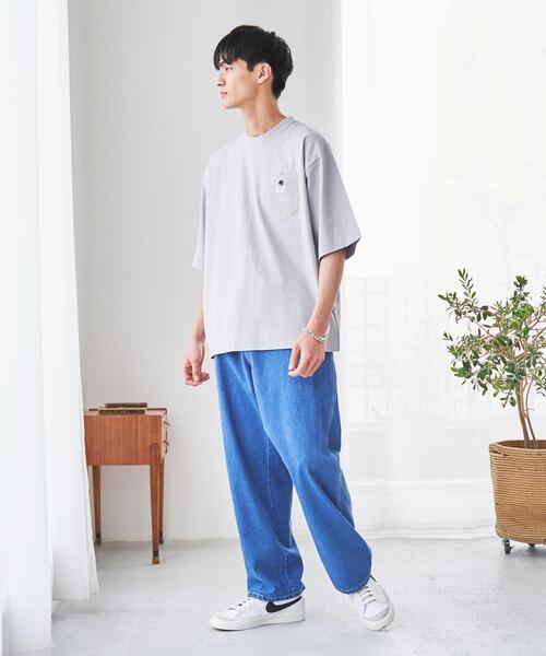 SMITH'S(スミス)の「SMITH'S(スミス)別注ポケットTシャツ(Tシャツ/カットソー・メンズ・コバルトブルー/ホワイト/グレー/ブラック・MEDIUM/LARGE/X-LARGE/SMALL)」の7枚目の写真