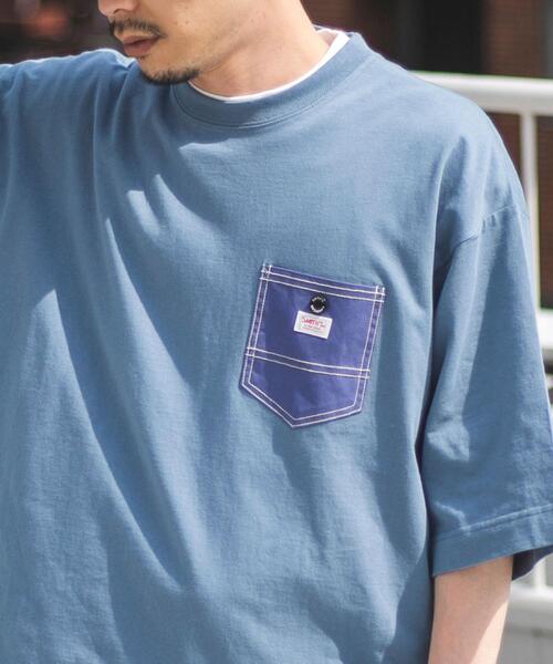 SMITH'S(スミス)の「SMITH'S(スミス)別注ポケットTシャツ(Tシャツ/カットソー・メンズ・コバルトブルー/ホワイト/グレー/ブラック・MEDIUM/LARGE/X-LARGE/SMALL)」の10枚目の写真