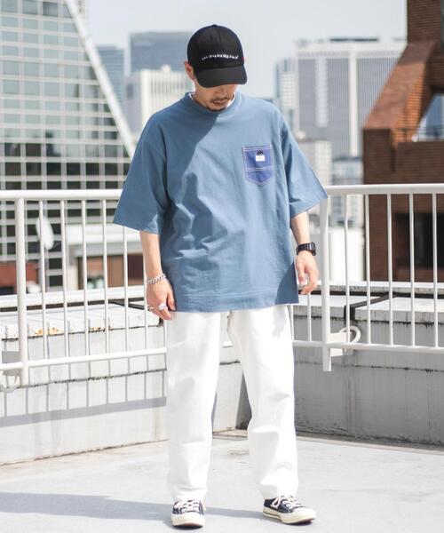 SMITH'S(スミス)の「SMITH'S(スミス)別注ポケットTシャツ(Tシャツ/カットソー・メンズ・コバルトブルー/ホワイト/グレー/ブラック・MEDIUM/LARGE/X-LARGE/SMALL)」の11枚目の写真