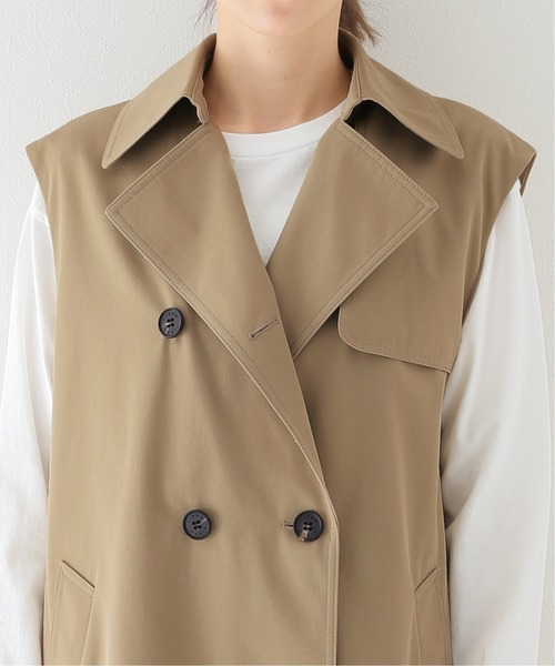 CINOH - チノ　Cinoh DOUBLE CLOTH GILLETブラック　ジレ チノ CINOH DOUBLE CLOTH GILLETブラック ジレ（チノ Cinoh