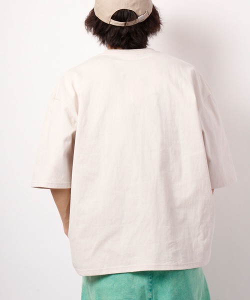JEMORGAN(ジェーイーモーガン)の「JEMORGAN 天竺胸ポケ付き半袖ビッグT(Tシャツ/カットソー・メンズ・オフホワイト/ブラック/ベージュ/ネイビー/グリーン/ライトグレー/ピンク/シルバーグレー/サーモンピンク/カーキ/ベージュ系その他・M/L/XL)」の22枚目の写真