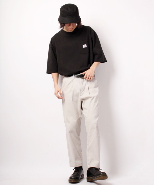 JEMORGAN(ジェーイーモーガン)の「JEMORGAN 天竺胸ポケ付き半袖ビッグT(Tシャツ/カットソー・メンズ・オフホワイト/ブラック/ベージュ/ネイビー/グリーン/ライトグレー/ピンク/シルバーグレー/サーモンピンク/カーキ/ベージュ系その他・M/L/XL)」の19枚目の写真